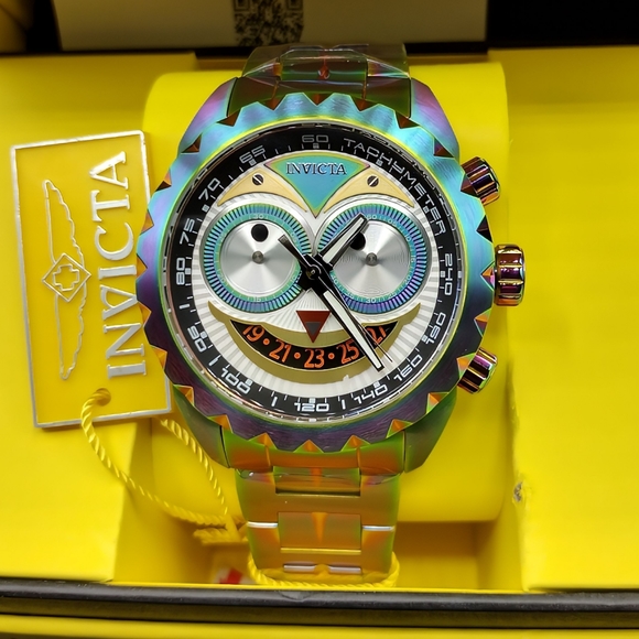 New Invicta Specialty Chronograph Iridescent WATCH. WATCH ONLY - Picture 13 of 13